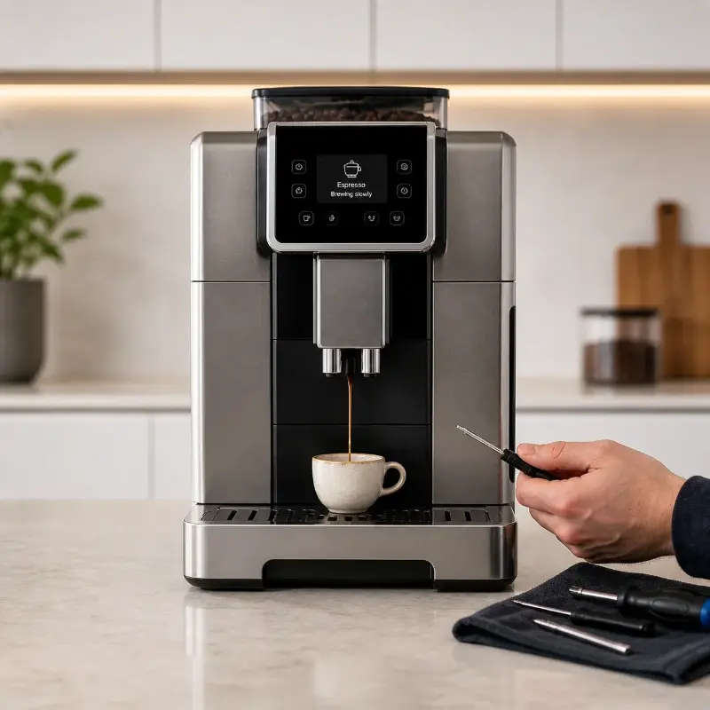 Greu curge cafeaua Espressoare