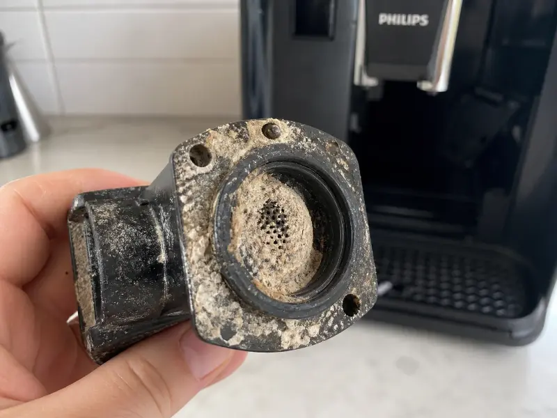 blocare filtru espressor